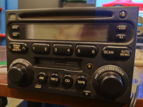 The OEM Pioneer stereo